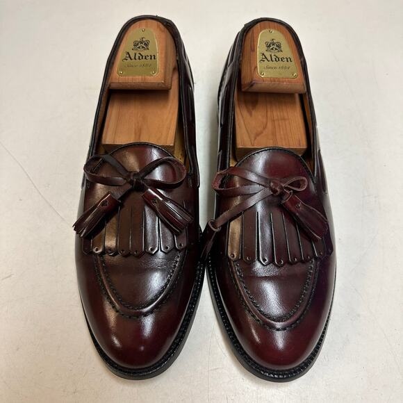 NEW HEELS Rancourt & Co. x Cole Haan Tassel Kiltie Loafer Burgundy MiUSA 8.5 D